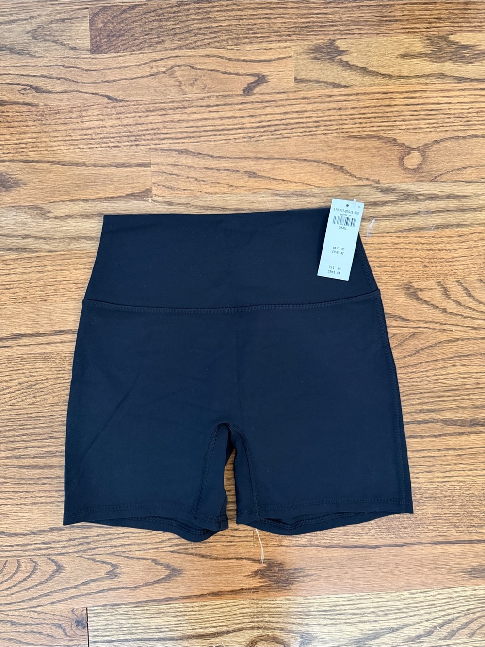 Abercrombie & Fitch Black High-Rise Bike Shorts
